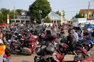 Bikes at Shediac Motorcycle Rally