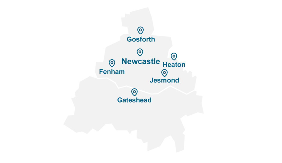 Our Newcastle office is based at Rotterdam House, 116 Quayside, Newcastle upon Tyne, NE1 3DY. 
		                    
		                    So, whether you’re searching for a medical negligence solicitor in Heaton, a road traffic accident solicitor in Gateshead, a spinal injury solicitor in Fenham, or a brain injury solicitor in Jesmond, our award winning Newcastle solicitors are here to help. 